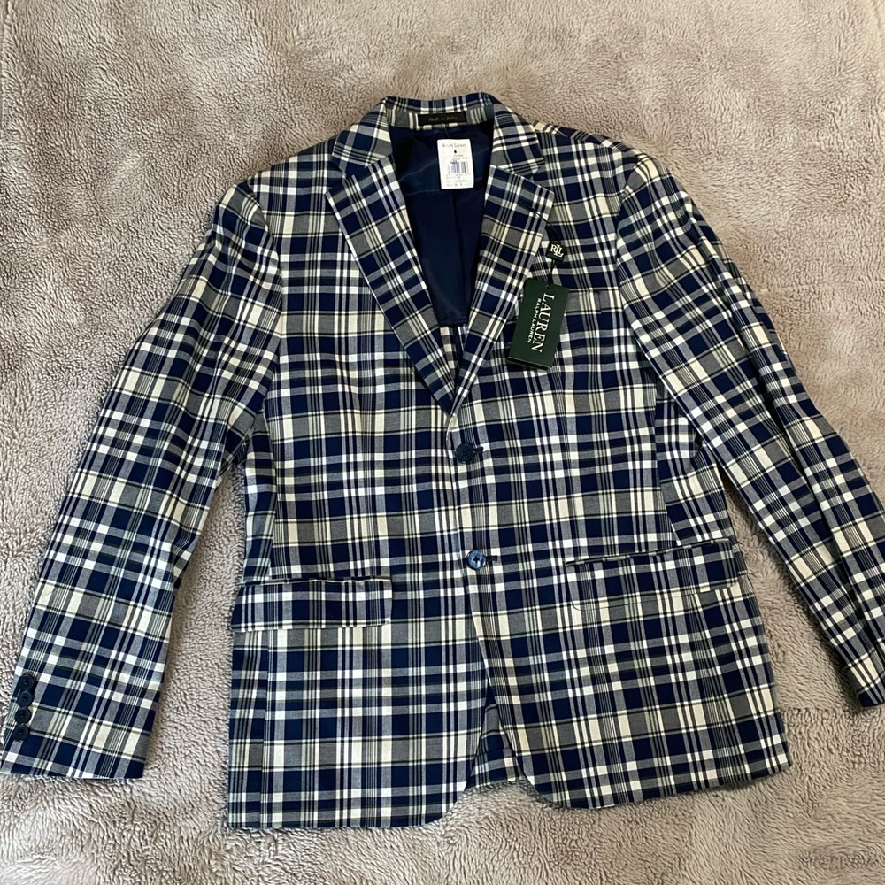 Ralph Lauren Plaid Blazer